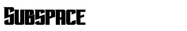 Subspace font preview